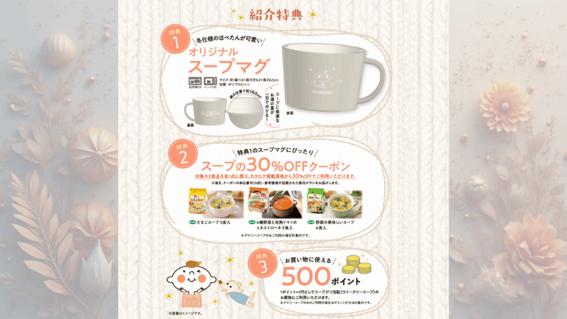 コープデリの冬のキャンペーン